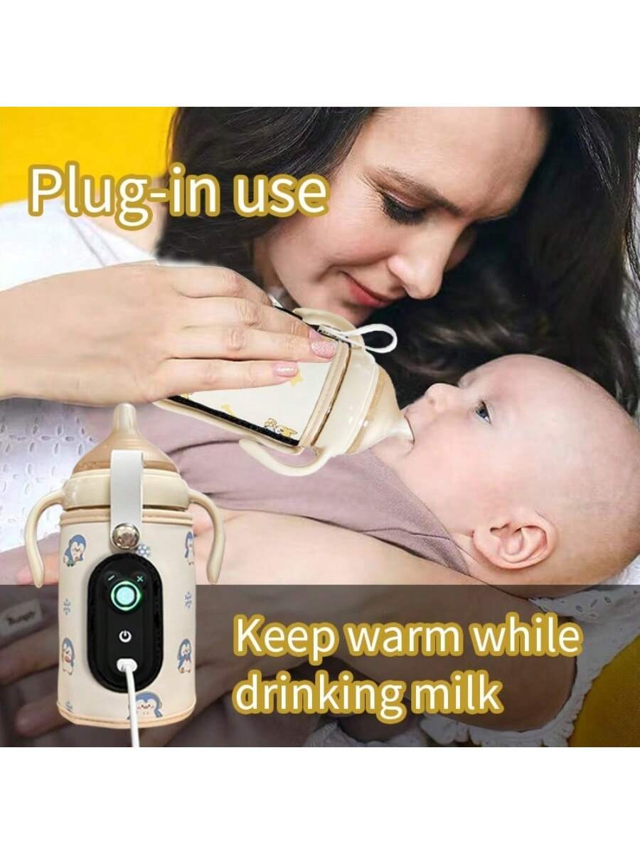 USB Portable Baby Bottle Warmer with LED Display | Travel Milk Heater | Waterproof & Universal Fit - Image 9