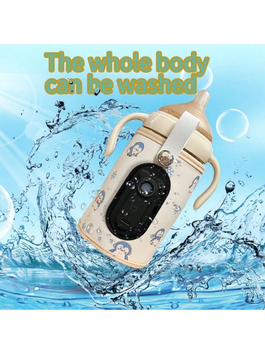 USB Portable Baby Bottle Warmer with LED Display | Travel Milk Heater | Waterproof & Universal Fit - Image 11