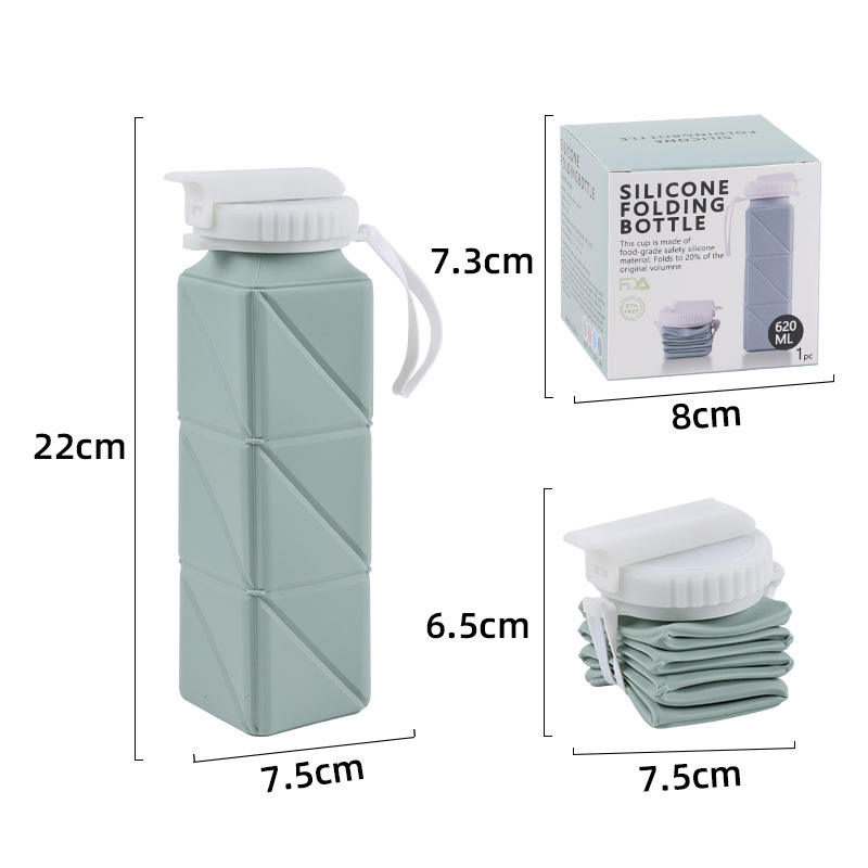 Collapsible Silicone Water Bottle - Image 3