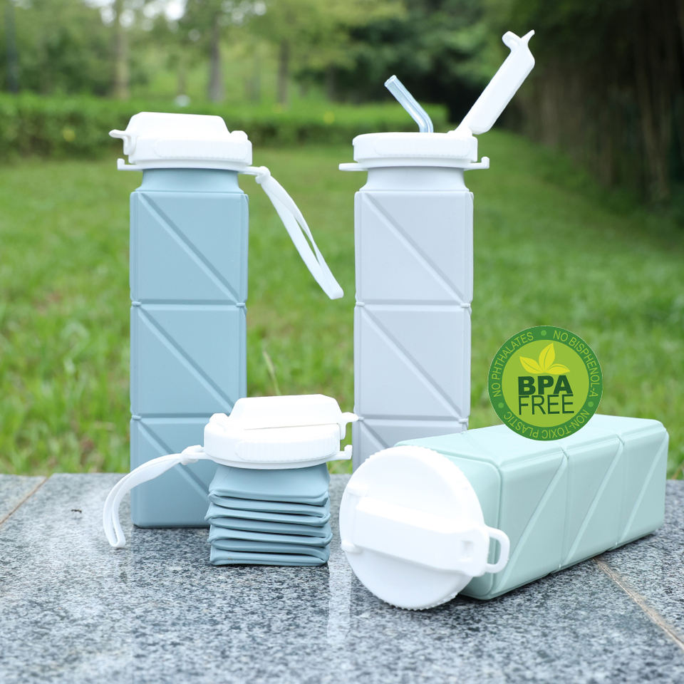 Collapsible Silicone Water Bottle - Image 5
